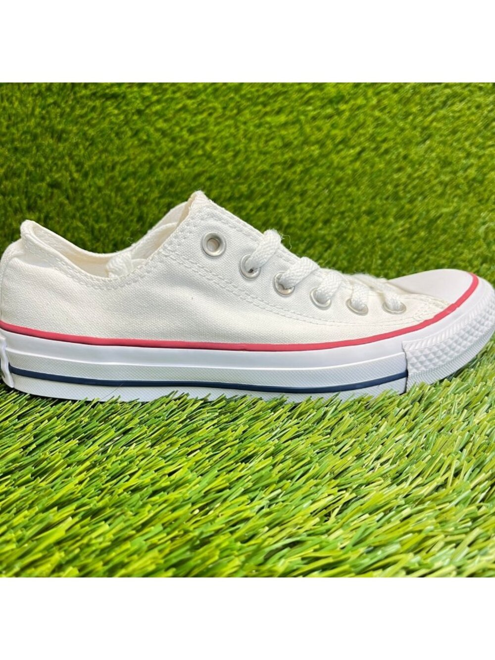 Converse Chuck Taylor All Star Low Womens Size 6.5 White Athletic Shoes Sneakers